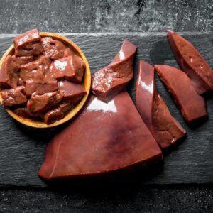 Beef Liver slices (cut) كبده بقري شرائح