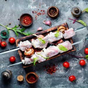 Breast Shish Tawook Lebanese marination / 500 gramsشيش طاووق صدور تتبيله لبناني/500 gram